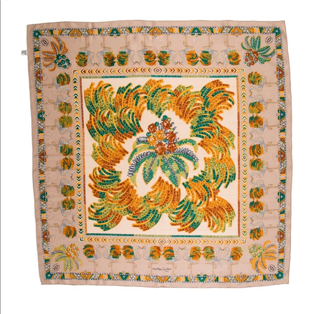 cartier silk scarf